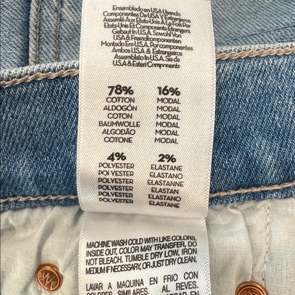 MOTHER Women's Light Blue Bootcut Jeans - Picture 9 of 9